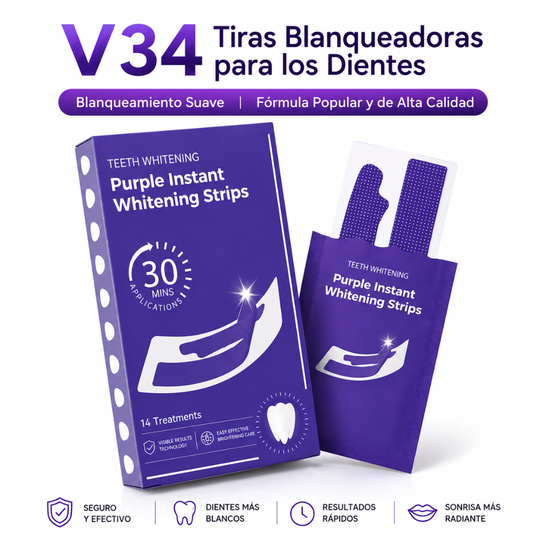 Tiras blanqueadoras V34