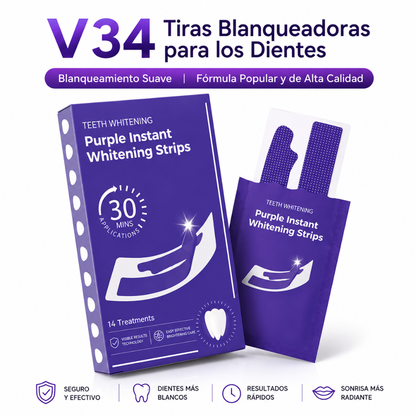 Tiras blanqueadoras V34