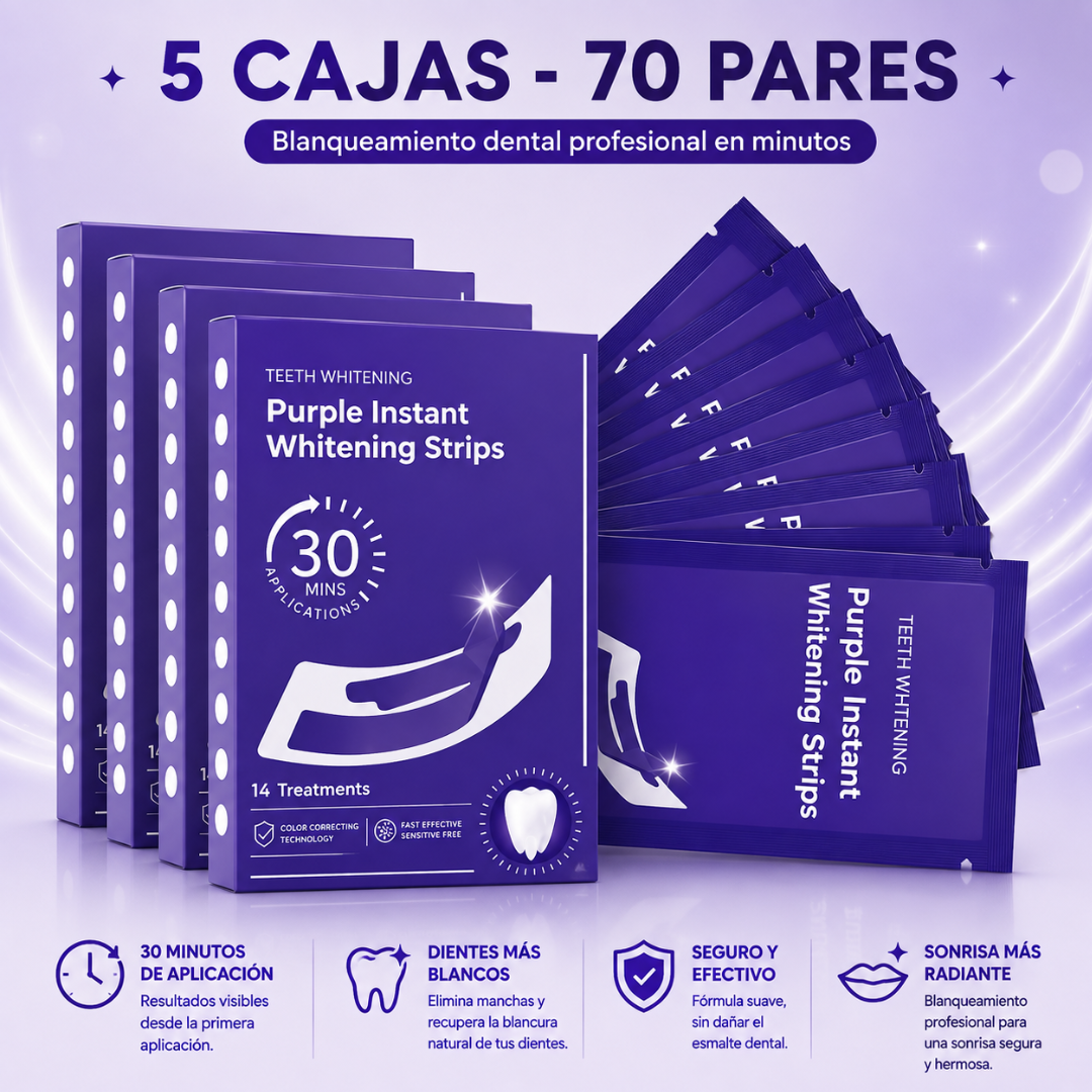 Tiras blanqueadoras V34